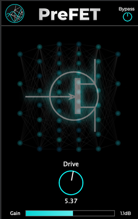 PreFET - free Transistor pre-amp emulation plugin