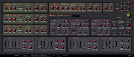 Razorblade - free Ensoniq synth emulation plugin