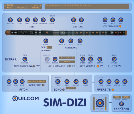 SIM-DIZI - free Dizi flute plugin