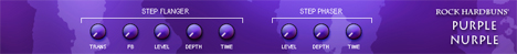 Purple Nurple - free Step  flanger / phaser plugin