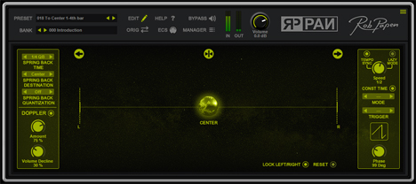 RP-PAN - free Panner / doppler plugin
