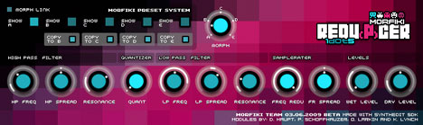 REDU(P)CER - free Morphing filters / destructor plugin