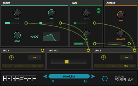 Regressif - free Sound degradation unit plugin
