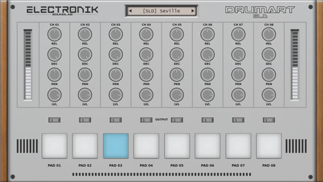 Drumart SLD - free Drum kit rompler plugin