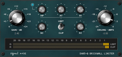 SN05-G - free Brickwall limiter plugin