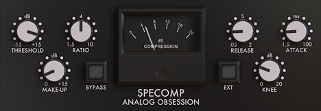 SPECOMP - free Spectral analog compressor plugin