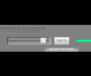 Stereo Re-sizer