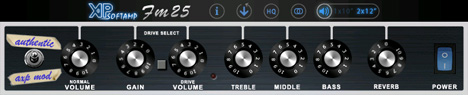 SoftAmp FM25 - free Fender combo amp simulation plugin
