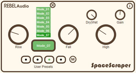 SpaceScraper - free Adaptive distortion plugin