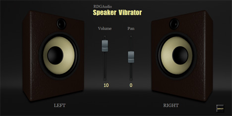 Speaker Vibrator - free 3D visualizer plugin