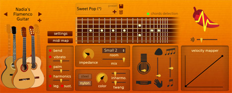 Spicy Guitar - free Physically modelled acoustic guitar plugin