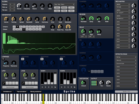Sprike - free Additive / wavetable synth plugin
