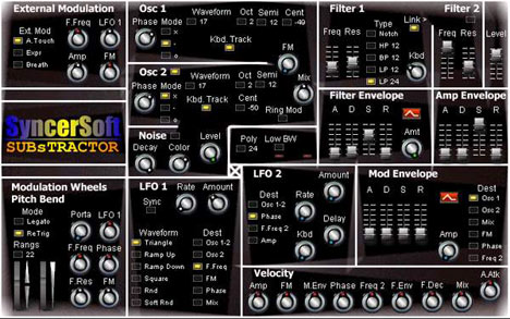SubsTractor - free Analog synth plugin
