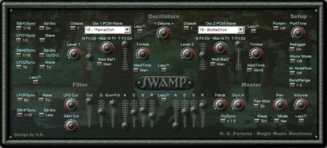 Swamp - free Timbre modulation synth plugin