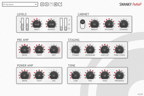 Swanky Amp - free Tube amplifier plugin