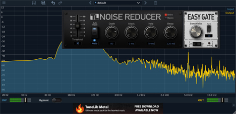 ToneLib NoiseReducer - free Denoiser /gate plugin