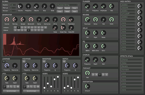 Tunefish 4 - free Additive / wavetable synth plugin
