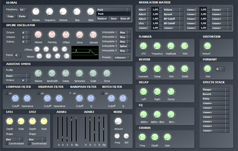 Tunefish - free Subtractive analog synth plugin