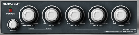 UltraComp - free Vintage compressor plugin