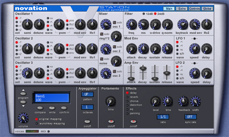 V-Station - free Arpeggiator synth plugin