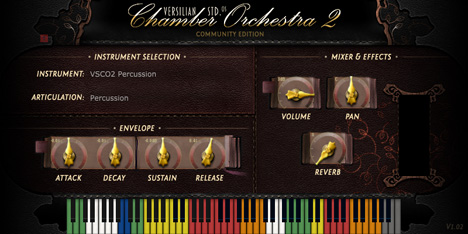 VSCO2 Percussion - free Orchestral percussion set plugin