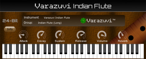 Varazuvi Indian Flute - free Indian flute plugin