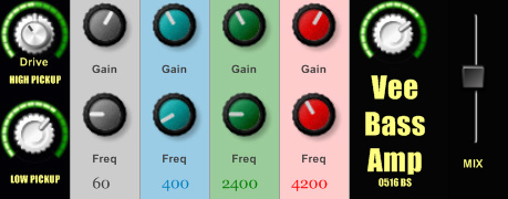 VeeBassAmp BS Edition - free Bass amp plugin