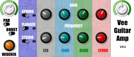 Vee Guitar Amp - free Guitar tube amp plugin