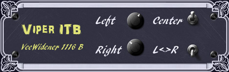 VeeWidener - free Stereoizer / doubler / widener plugin