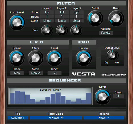 Vesta - free Multimode filter plugin