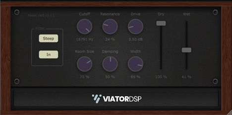 Pastel Reverb - free Room reverb plugin