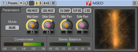 MSED - free Mid / side processor plugin