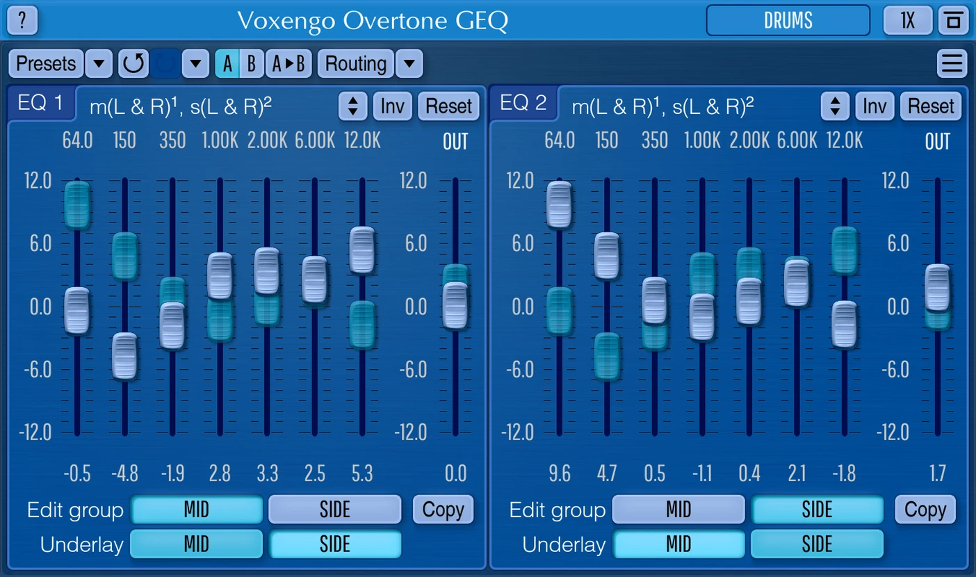 Overtone GEQ