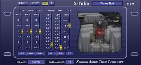 X-Tube - free Tube amplifier plugin