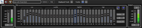 XTrack EQ32 - free 32 band EQ plugin