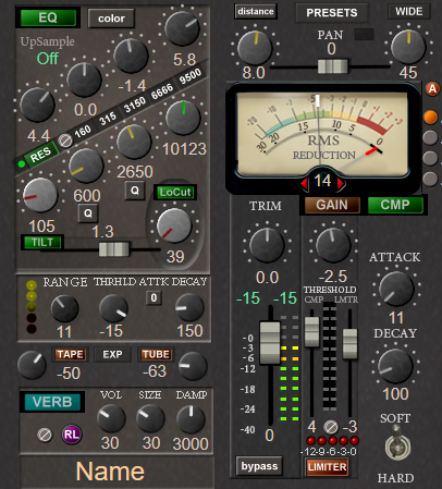 YuStrip-3 - free Channet strip plugin