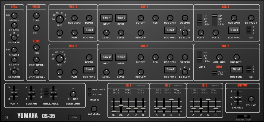 Yumaha CS-35