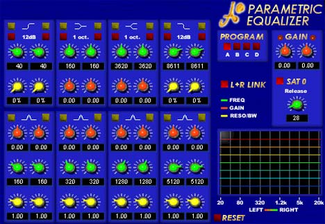 A0 Parametric Equalizer - free Parametric EQ plugin