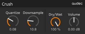 Crush - free Bitcrusher plugin