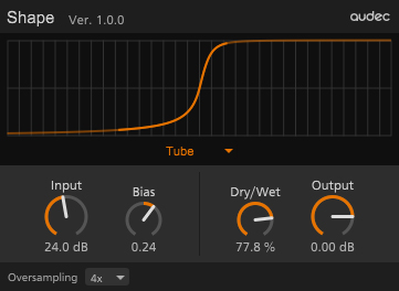 Shape - free Waveshaper / wavefolder plugin