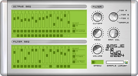 Bassje - free Wav sample sequencer plugin