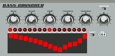 Basscruncher - free Mono bassline synth plugin