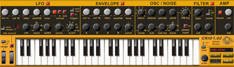 Crio - free Analog / FM synth plugin