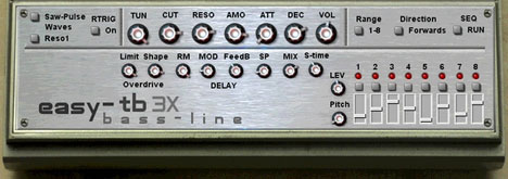 easy-tb 3X - free TB303 based synth plugin