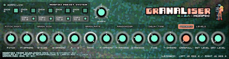 grANALiser - free Hybrid granulator / pitch shifter plugin