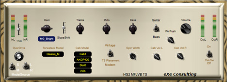 HG2Amp - free High gain guitar amp plugin