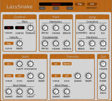 LazySnake - free Electric piano plugin
