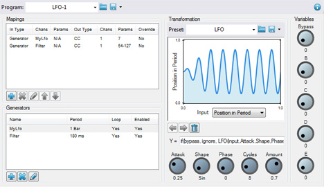 midi-shape-shifter - free Configurable MIDI data processor plugin