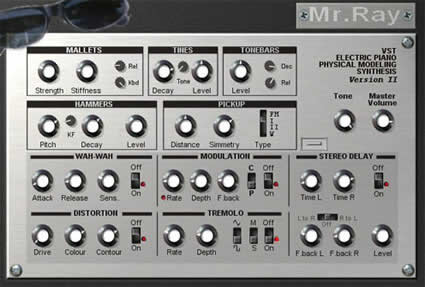 Mr Ray - free Electric piano plugin