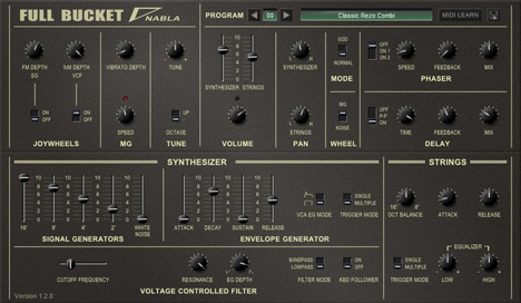 Nabla - free KORG DL-50 emulation plugin